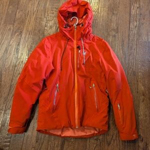 Spyder Winter Ski Jacket Recco Technology Red Mens Size Small